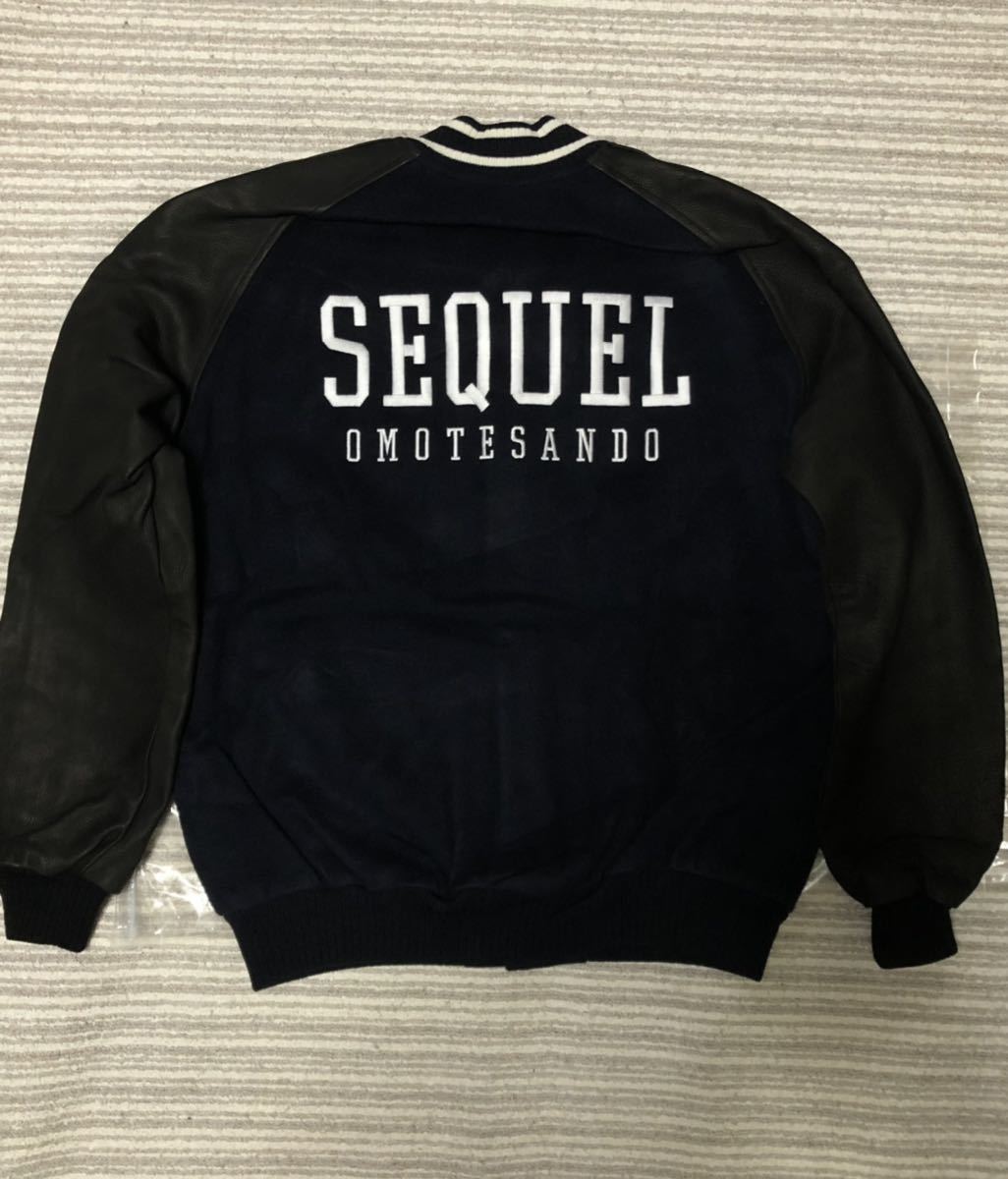 未使用 Mサイズ 定価22万 SEQUEL STADIUM JUMPER SQ-20AW-JK05 NAVY 