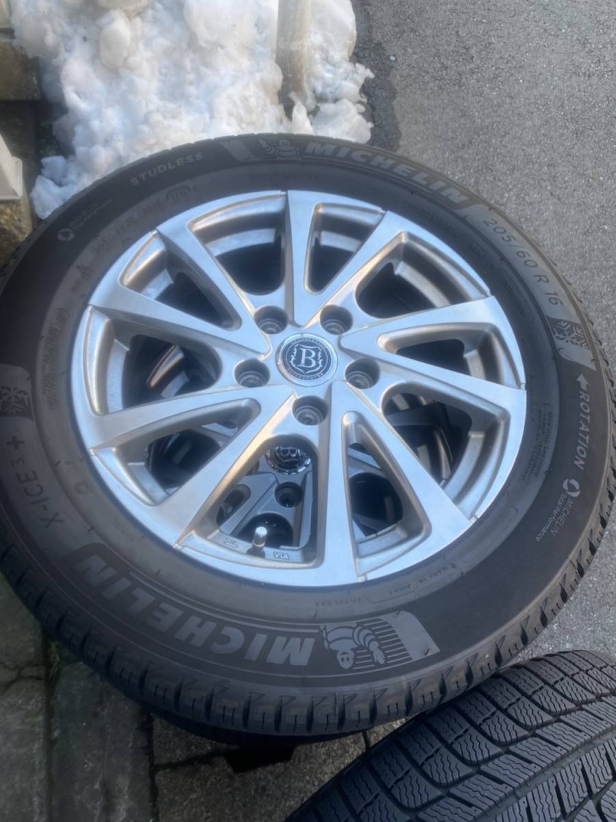 MICHELIN X-ICE3+ 205/60-R16中古、引き取りお願いします。 X-ICE MICHELIN 205&frasl;60R16 snow x－ice 中古タイヤ