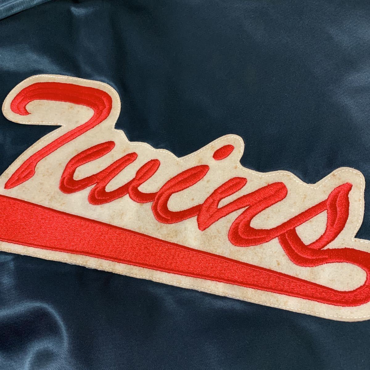 USA製 バックロゴ】Chalk Line MINESOTA TWINS スタジャン MLB 