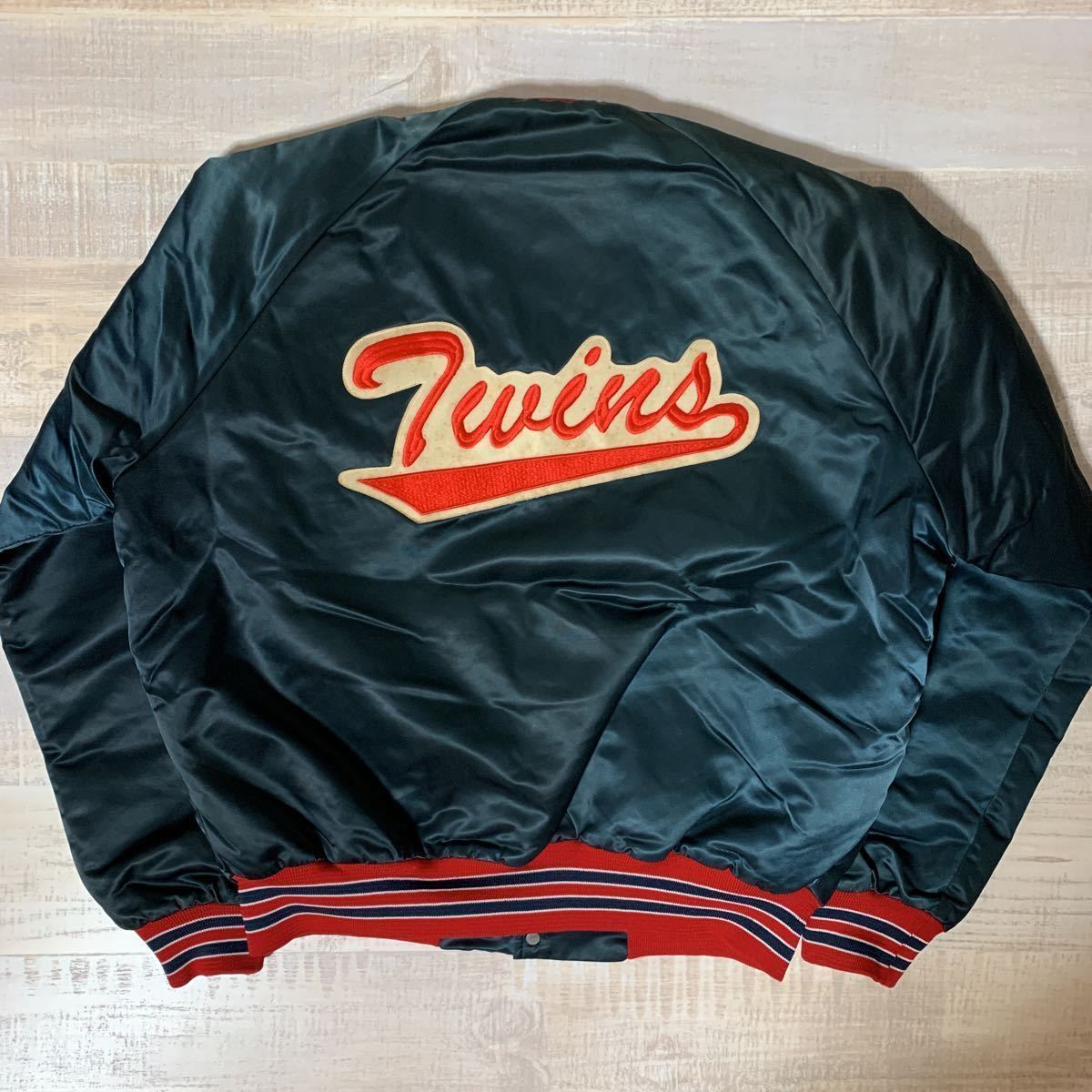 USA製 バックロゴ】Chalk Line MINESOTA TWINS スタジャン MLB 