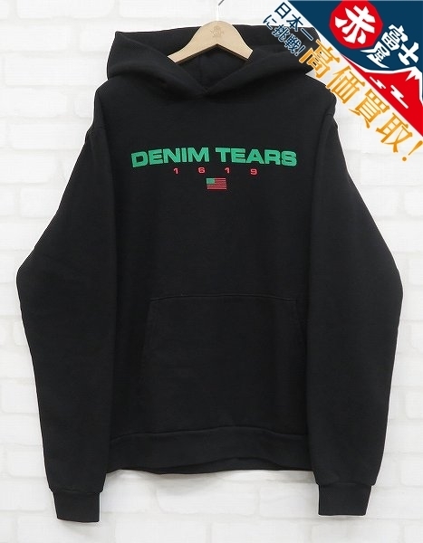 数量限定，豊富な 6T1622/ DENIM TEARS 1619 TYSON BECKFORD HOODIE DT-A21-0000-018 デニムティアーズ タイソンベックフォード スウェットパンツ(Lサイズ)｜売買されたオークション情報、yahooの商品情報をアーカイブ公開 - オー Lサイズ
