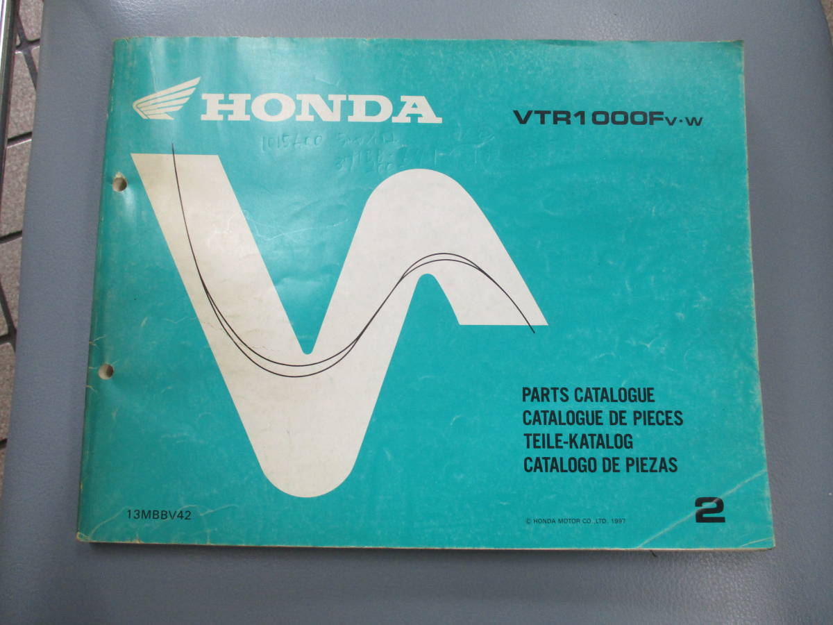Vtr1000f 逆車 英語 パーツリスト ホンダ純正部品 ファイヤーストーム Vtr 売買されたオークション情報 Yahooの商品情報をアーカイブ公開 オークファン Aucfan Com