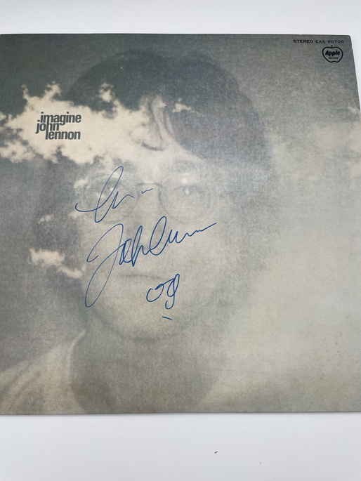 John Wetton 直筆サイン ジョン・レノン John Lennon 直筆サイン ビートルズ ジョンレノン 直筆