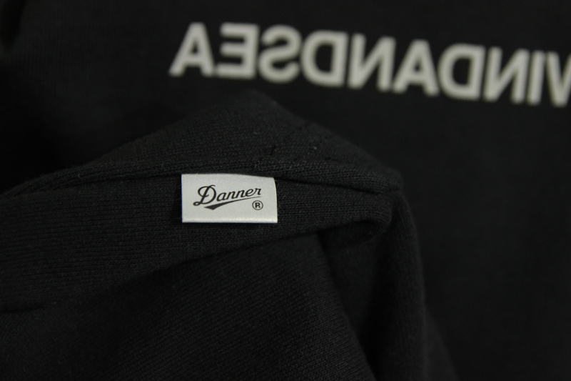 未使用 WIND AND SEA × DANNER (ウィンダンシー/ダナー) HOODIE / Lサイズ / ブラック / スウェットパーカー AND SEA WIND 新品未使用 28DANNER 発売WIND