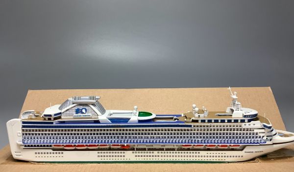 KONISHI 小西製作所 船舶模型 客船 ダイヤモンドプリンセス 1/1250