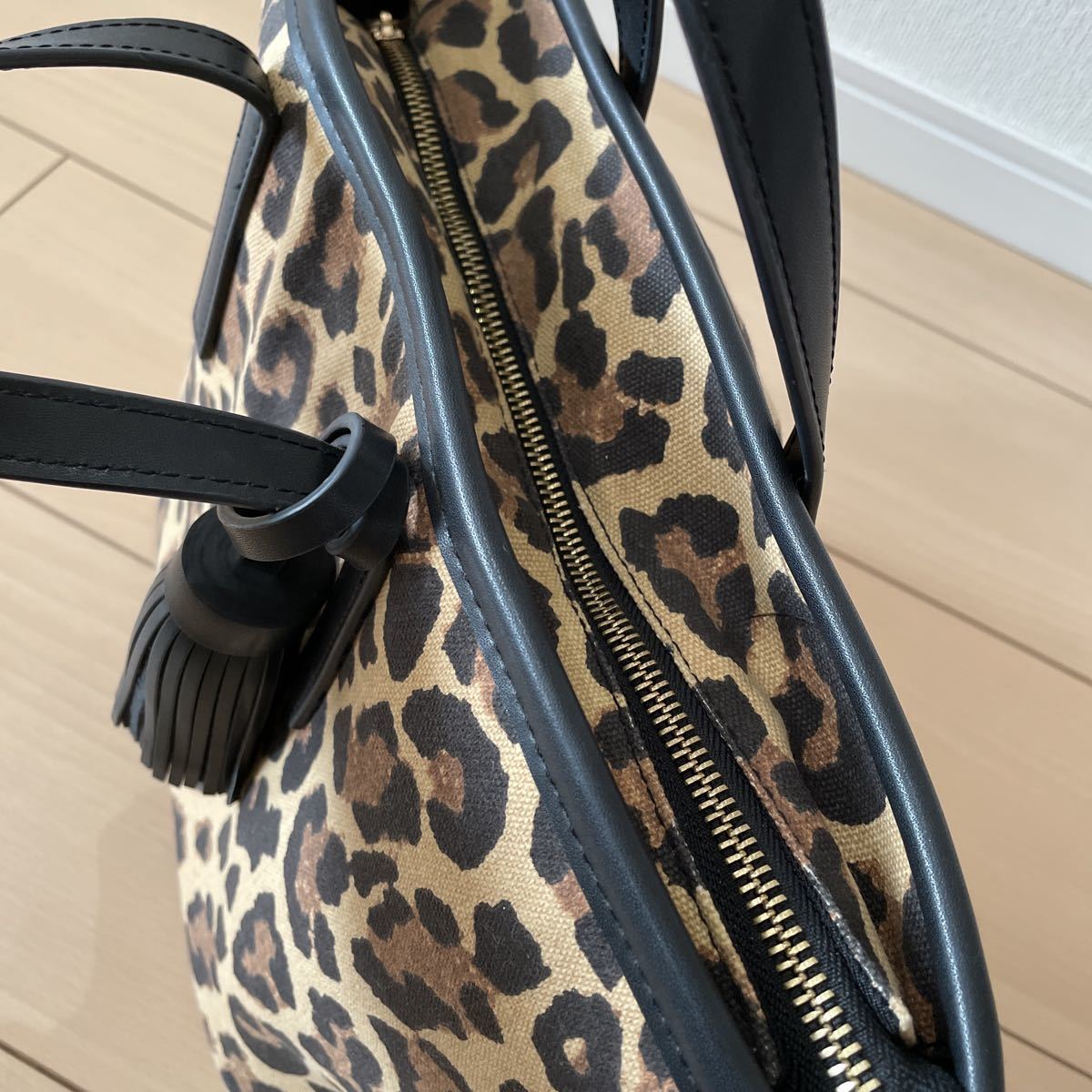ユナイテッドアローズGREEN LABEL RELAXING トートバッグ レオパード 