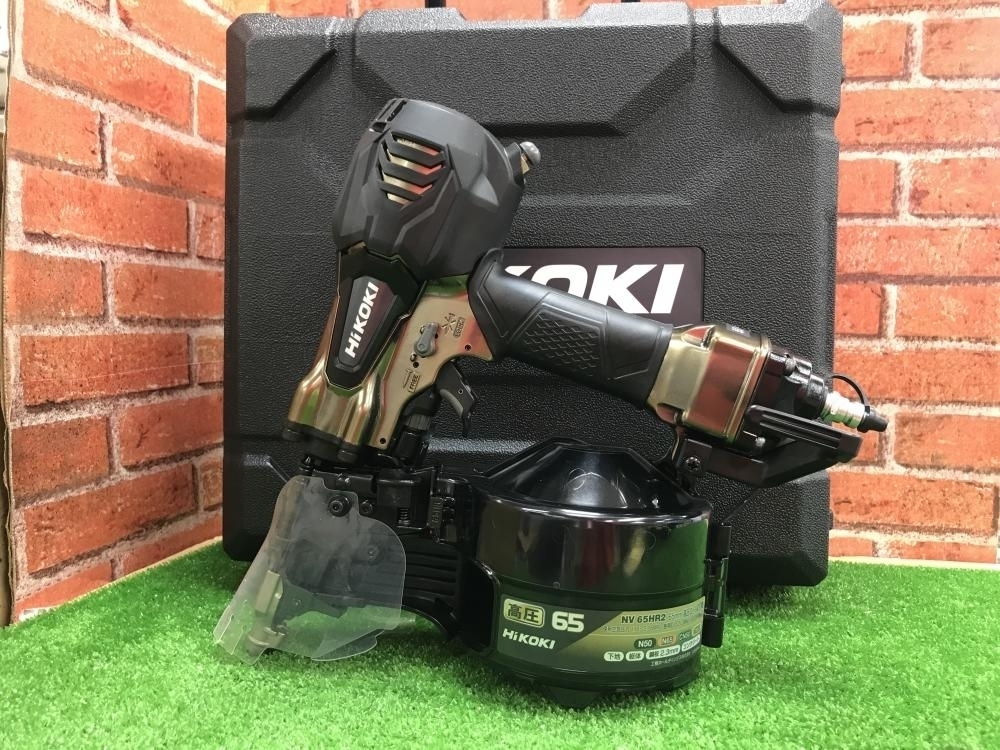 大得価，低価 003 品 価格 HiKOKI ハイコーキ 65mm高圧ロール釘打機 NV65HR2 S(エア釘打機)｜売買されたオークション情報、yahooの商品情報をアーカイブ公開 - オークファン エア釘打機