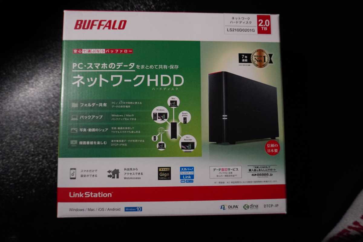 LS210D0201G LinkStation BUFFALO バッファロー リンクステーション 