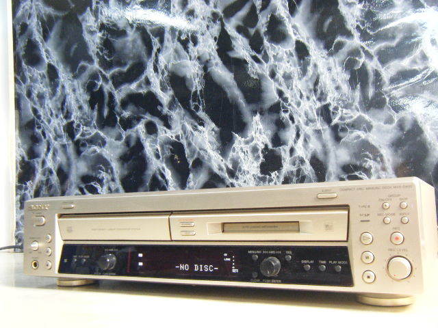 1な22■SONY/ソニー CD/MD一体型デッキ◆MXD-D400◆MDLP コンパクトディスク ミニディスクプレーヤー オーディオ◆ジャンク品 通電OK オーディオ機器 マランツ CDプレイヤー Player CD5004 ジャンク40