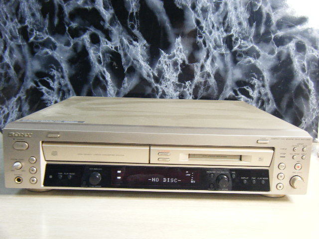 1な22■SONY/ソニー CD/MD一体型デッキ◆MXD-D400◆MDLP コンパクトディスク ミニディスクプレーヤー オーディオ◆ジャンク品 通電OK オーディオ機器 マランツ CDプレイヤー Player CD5004 ジャンク40