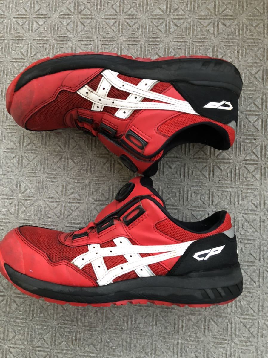 人気店舗 アシックス asics ウィンジョブCP209 赤×白 28cm 新品未使用