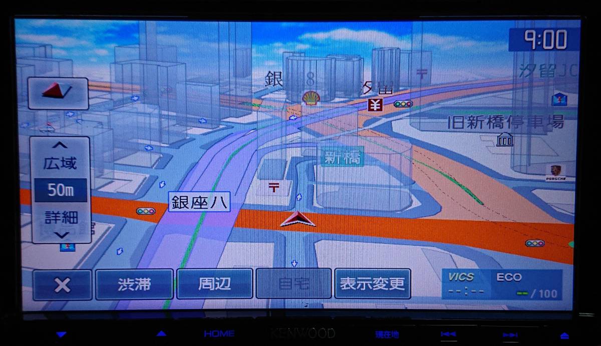 地図最新 2021年秋版 KENWOOD 彩速ナビ MDV-L502 オービスデータ入り 