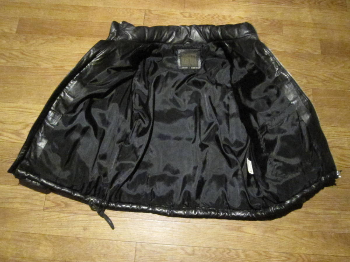 90s 上野商会 DOG FIGHT ヴィンテージ加工 レザースポーツジャケット