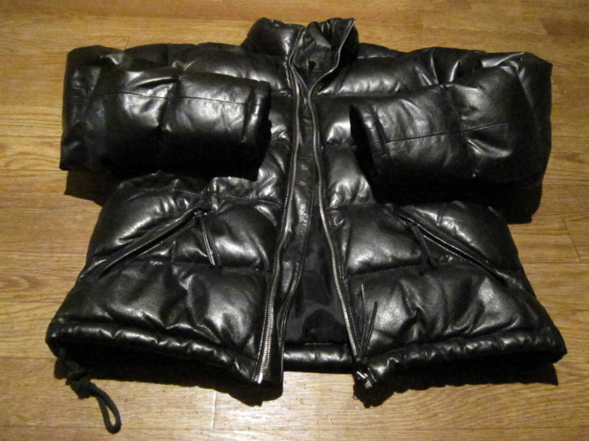 90s 上野商会 DOG FIGHT ヴィンテージ加工 レザースポーツジャケット