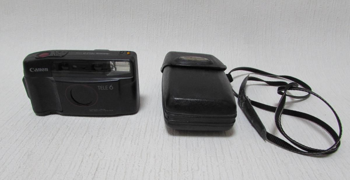 No840] 昭和レトロカメラ Canon Autoboy TELE6 DATE 中古品 Canon