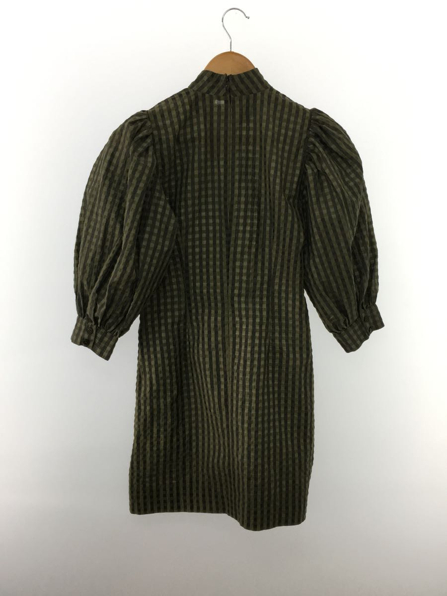 GANNI シアサッカー ミニワンピース | ブルー | FARFETCH JP