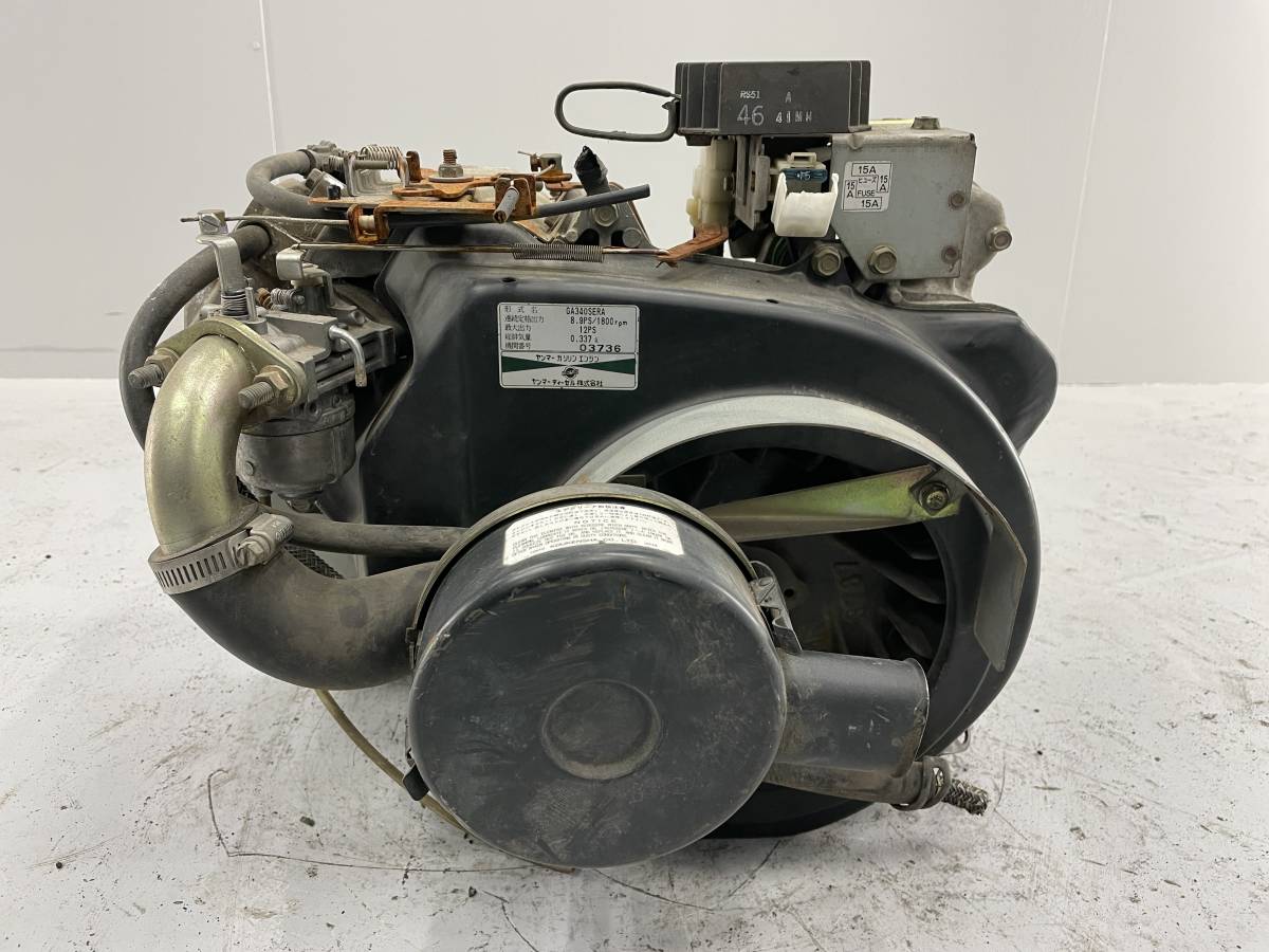 超激得，限定セール ⑭ ジャンク 部品取り ヤンマー ガソリン エンジン GA340SERA 12馬力 セル付(発動機)｜売買されたオークション情報、yahooの商品情報をアーカイブ公開 - オークファン 発動機