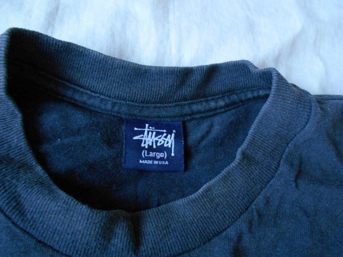 Stussy USA製 New Slick flavor TシャツL 90