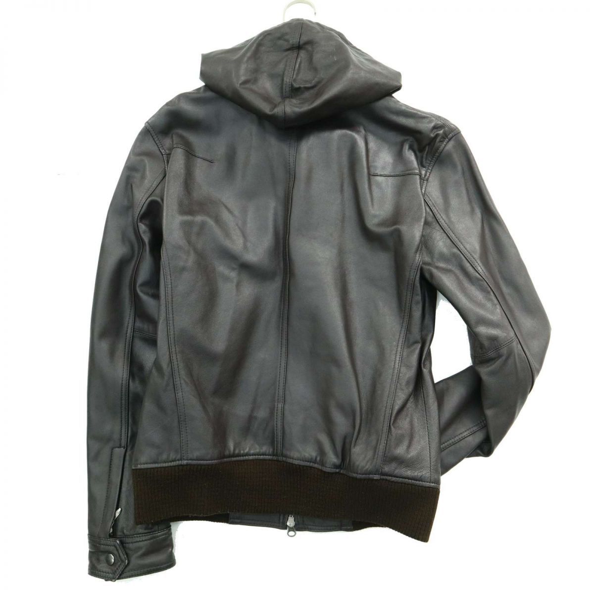 品質 ミシェルクラインオム シングル ラムレザー ライダース 