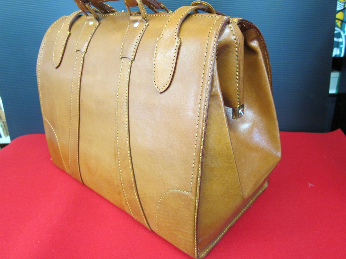REAL LEATHER リアル レザー 本革 ドクター バッグ ドクターズバッグ 