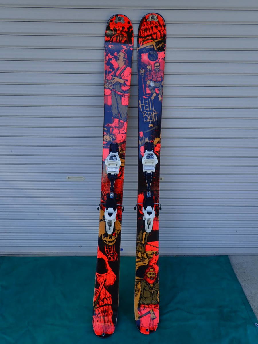 □【1円スタート】K2 Hellbent ヘルベント179cm 160/132/151 & MARKER