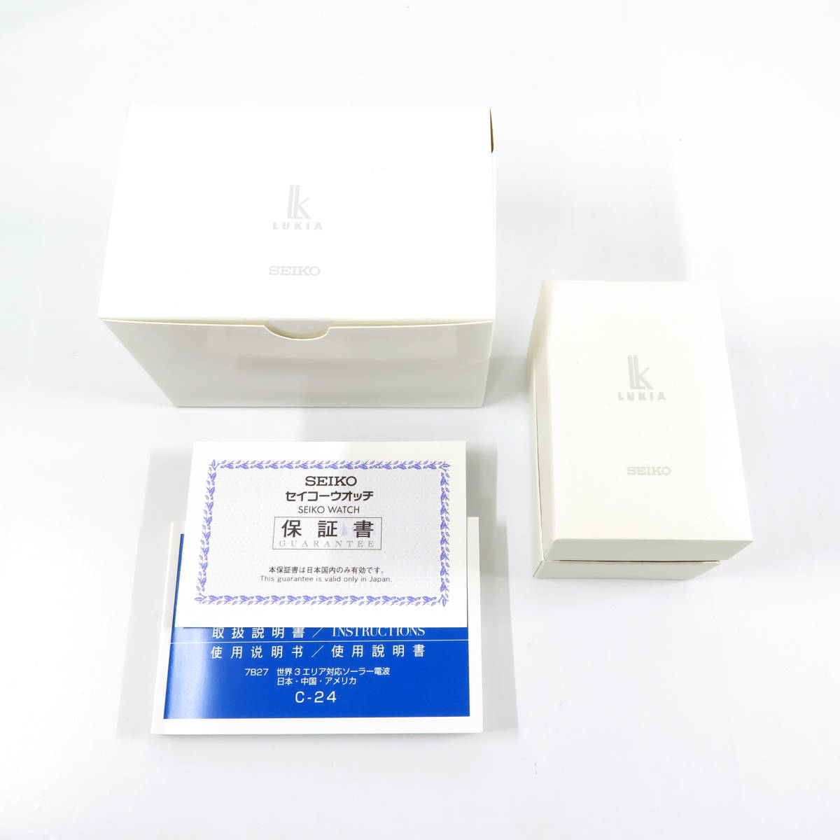 1円□美品□SEIKO□セイコー□LUKIA□ルキア□7B27-0AB0□SSVH025 