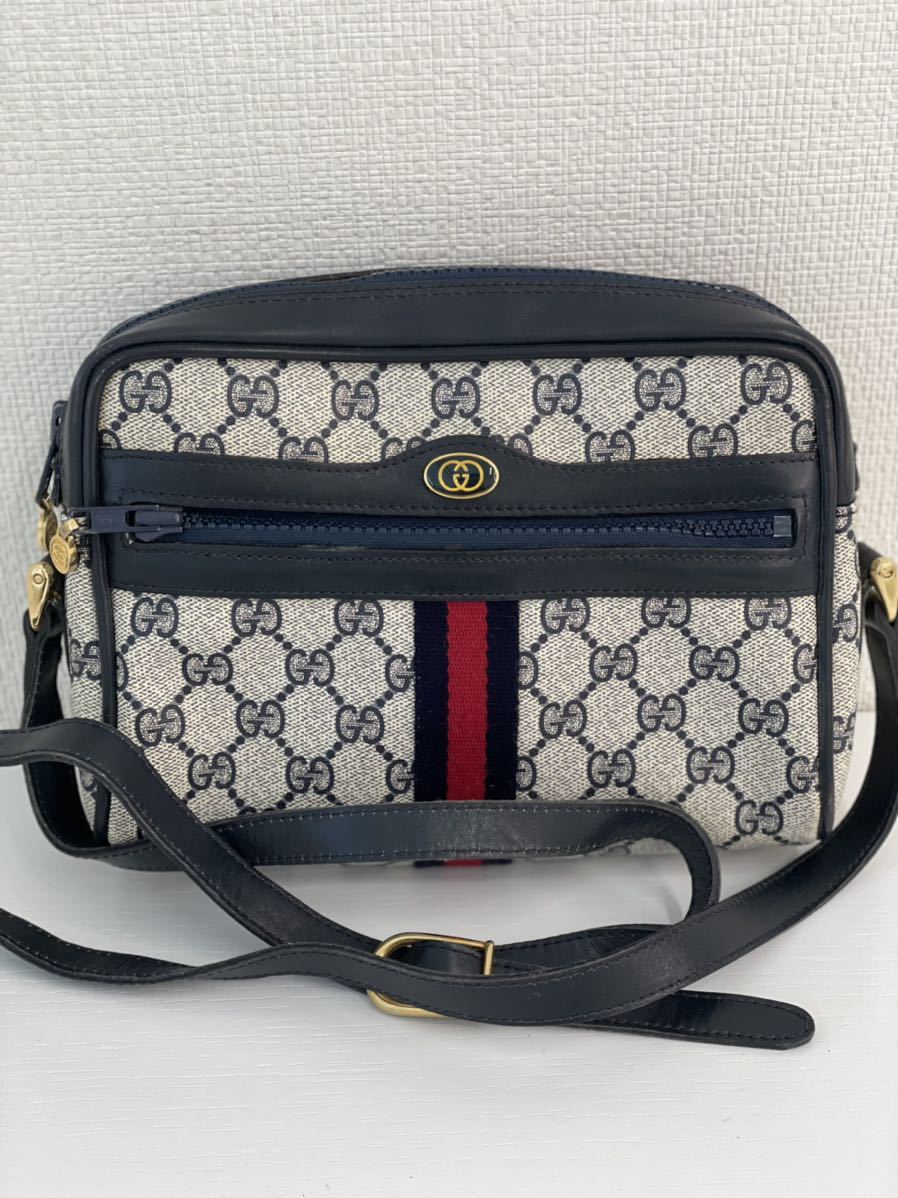 GUCCI オールドグッチ シェリーライン ヴィンテージ ショルダーバッグ 