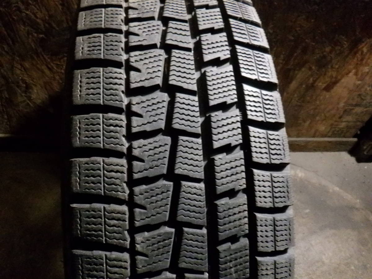 185/60R15】バリ山ダンロップ スタッドレスタイヤ＆【15×5.5J+42 