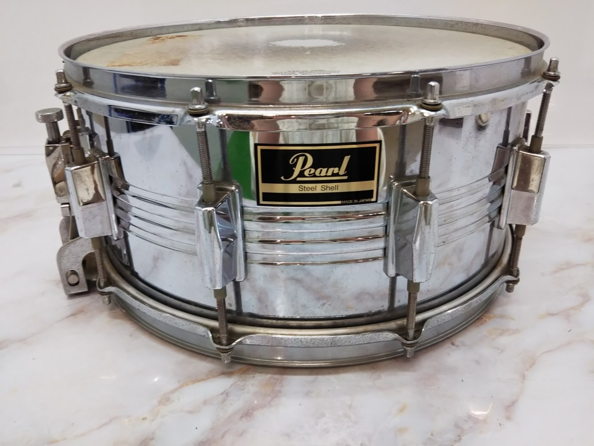 楽器、器材 Pearl Steel Snare 14×3.5 スチールピッコロスネア Pearl 
