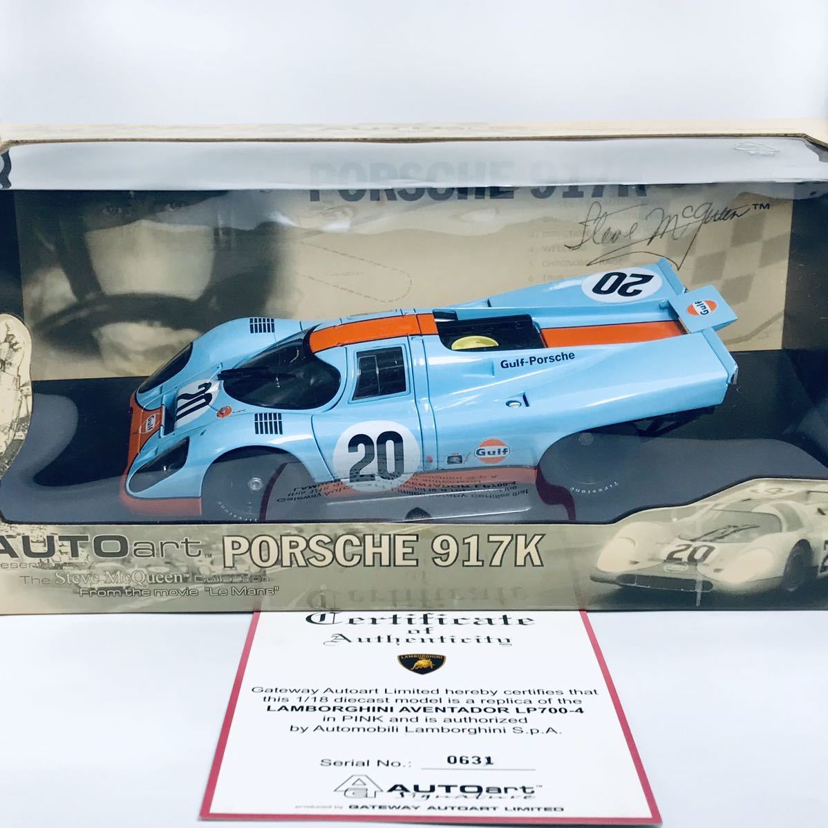 1円〜 オートアート 1/18 ポルシェ 917K LEMANS 1971 STEVE MCQUEEN
