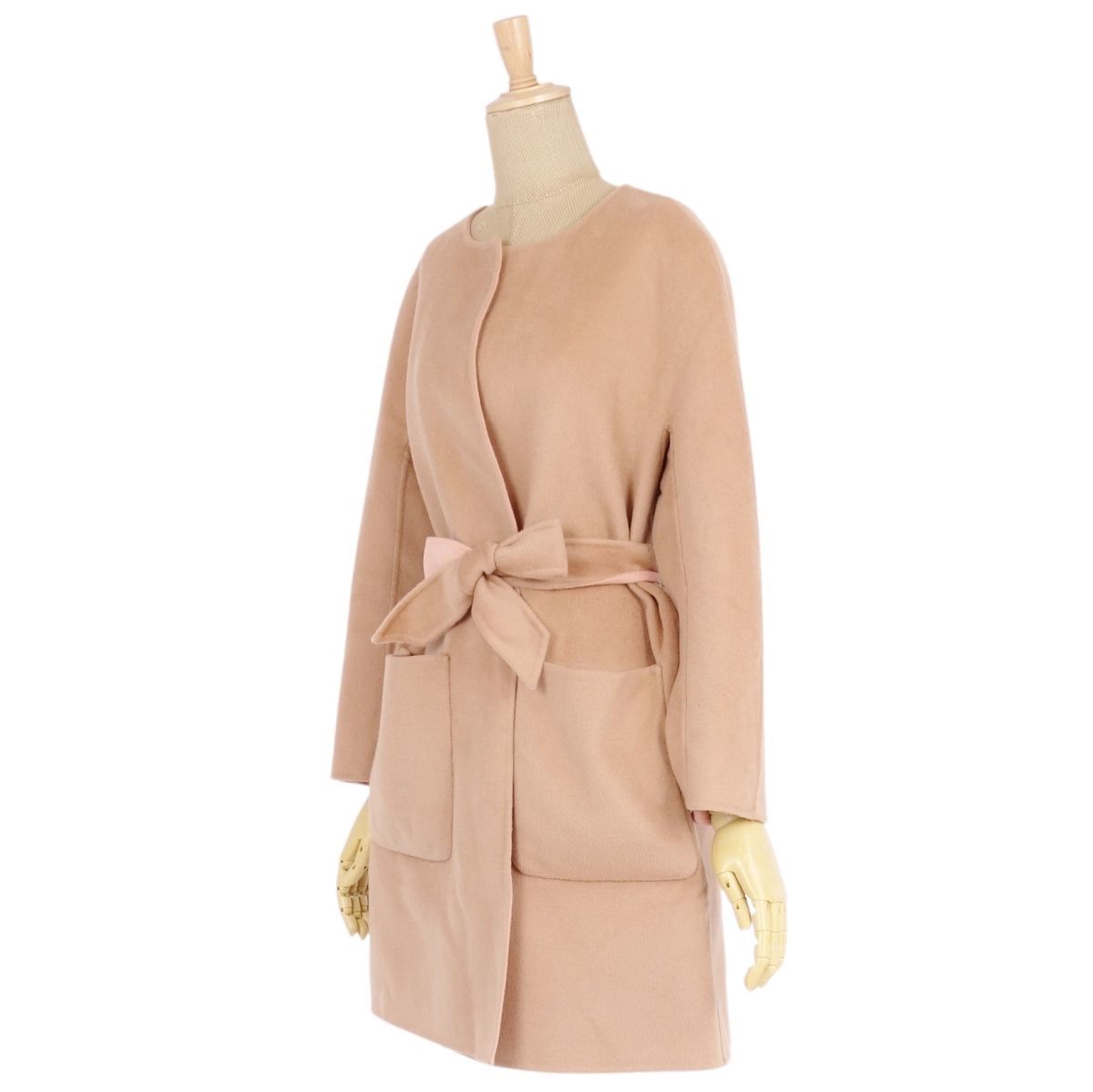 美品 マックスマーラ Max Mara STUDIO コート クチートアマーノ 2way 