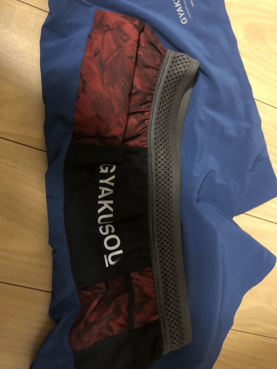 NIKE UNDERCOVER/GYAKUSOU ショートパンツ ランニング パンツ 美品 青