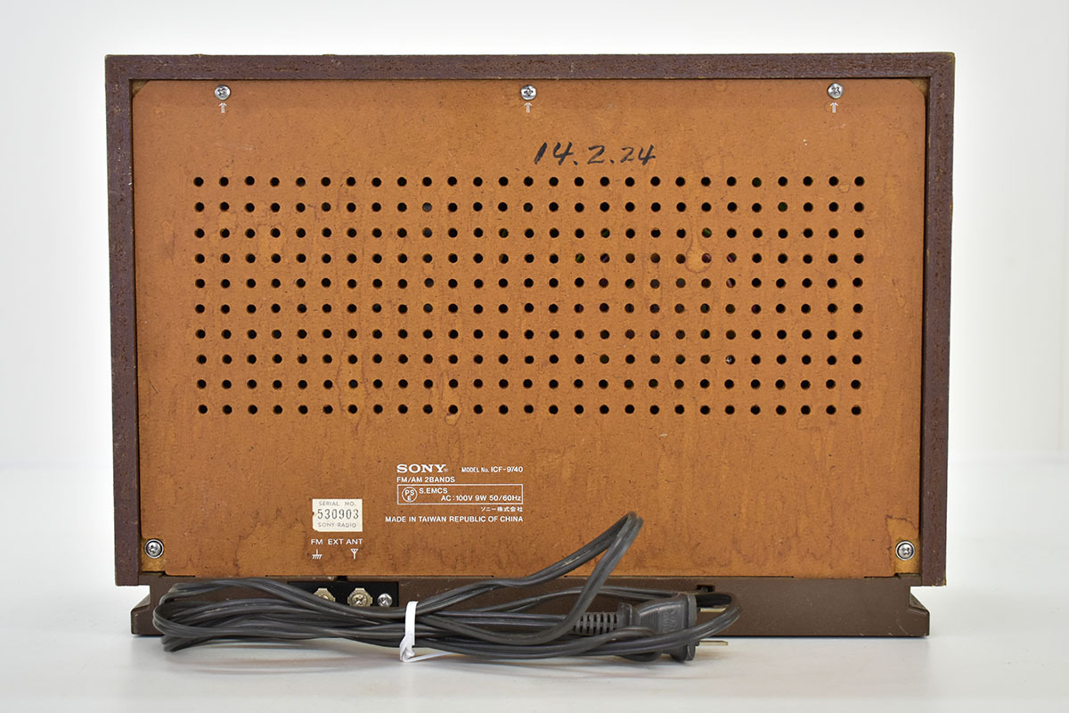 SONY ICF-9740 AM / FMラジオ 美品】SONY ICF-9740 AM/FM ホームラジオ