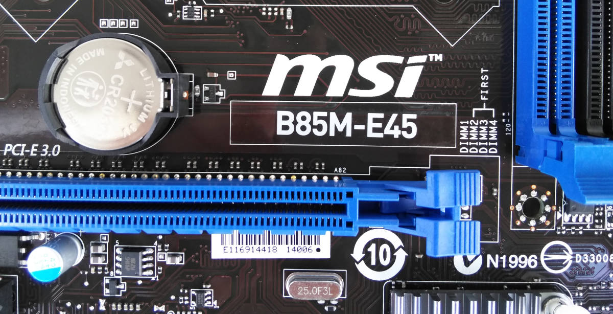 美品 MSI マザーボード B85M-E45(MSI)｜売買されたオークション情報