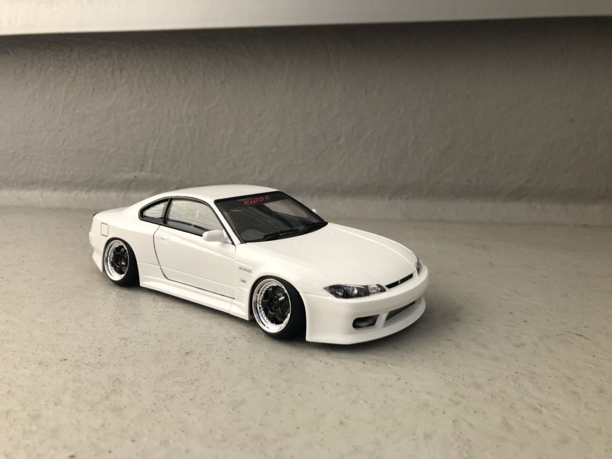 アオシマ製、VERTEX RIDGE S15 シルビア 完成品！！1/24、ベルテックス 