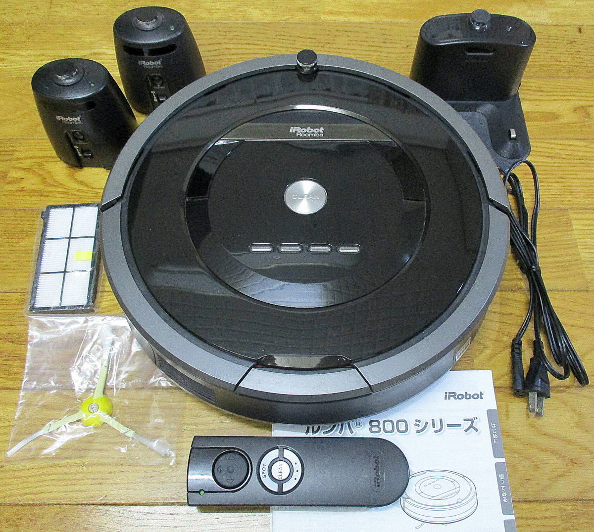 iRobot ルンバ892/ロボット掃除機 動作確認済 バッテリー使用状況不明