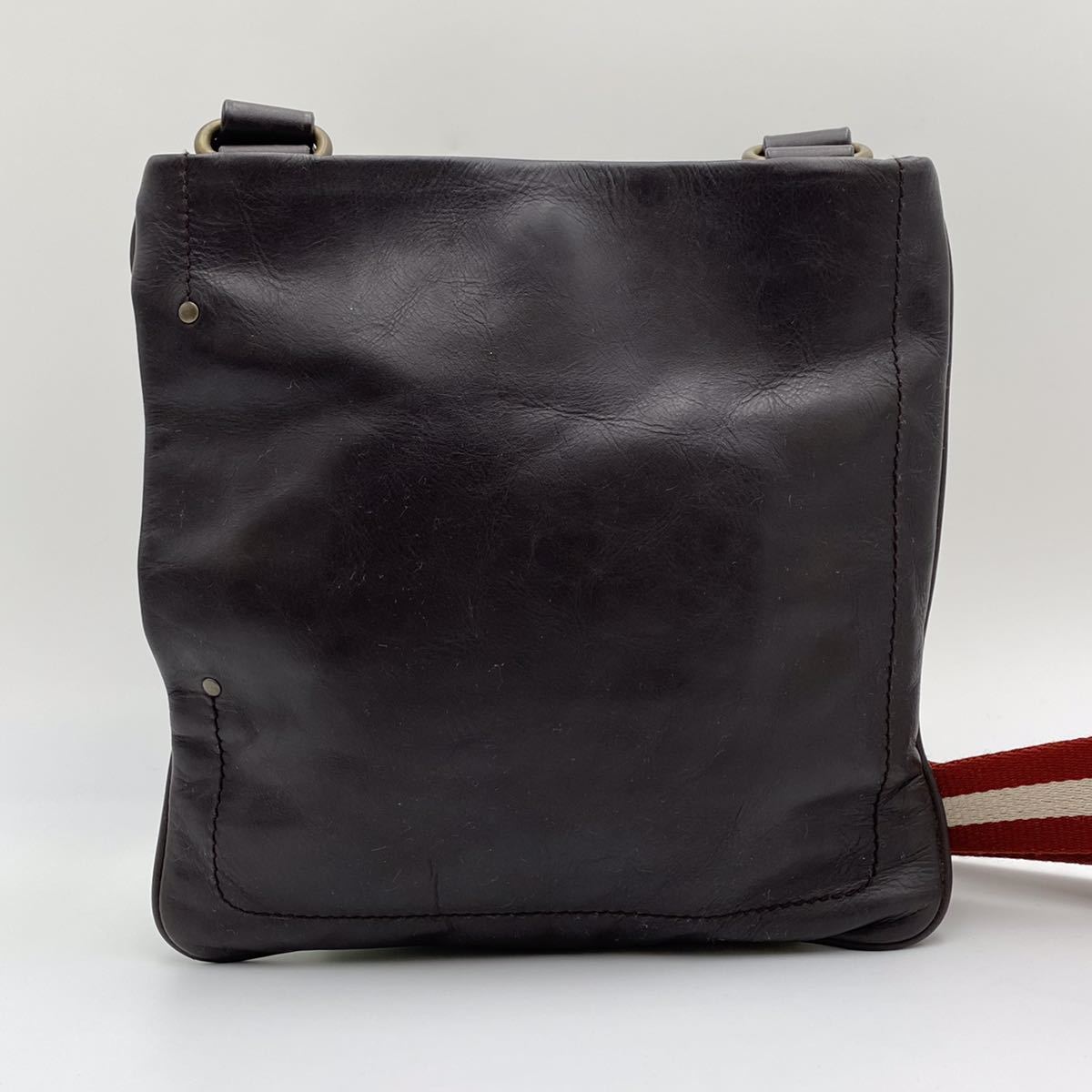 1円～ 極美品 BALLY バリー トレインスポッティング ショルダーバッグ 