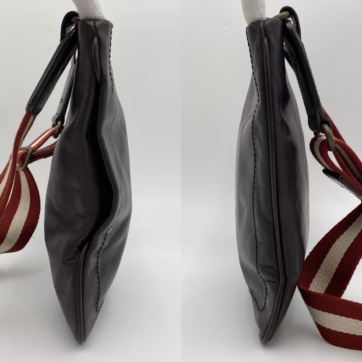 1円～ 極美品 BALLY バリー トレインスポッティング ショルダーバッグ 