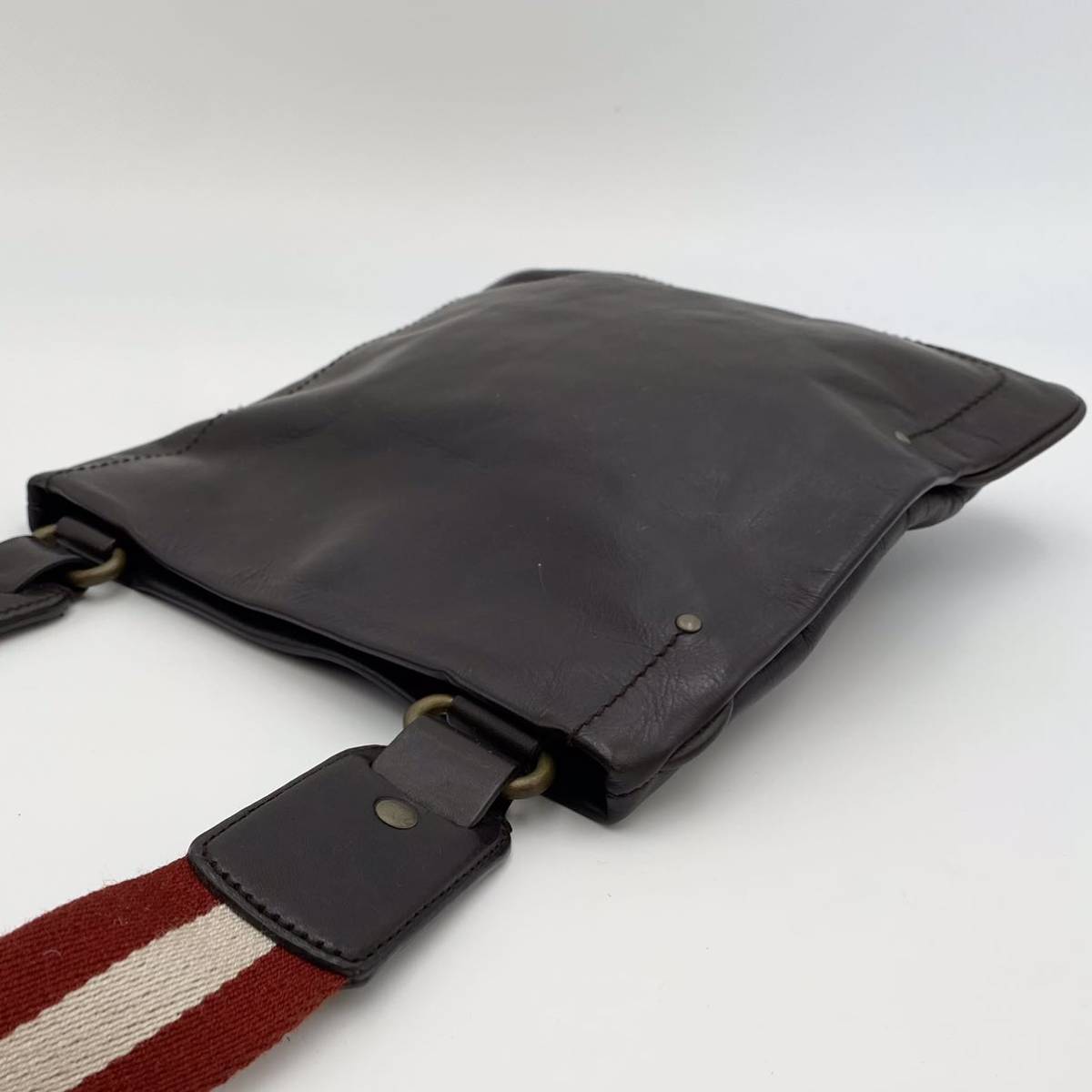 1円～ 極美品 BALLY バリー トレインスポッティング ショルダーバッグ 