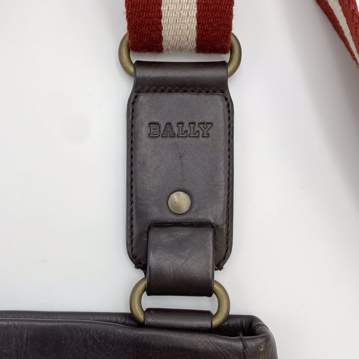 1円～ 極美品 BALLY バリー トレインスポッティング ショルダーバッグ 