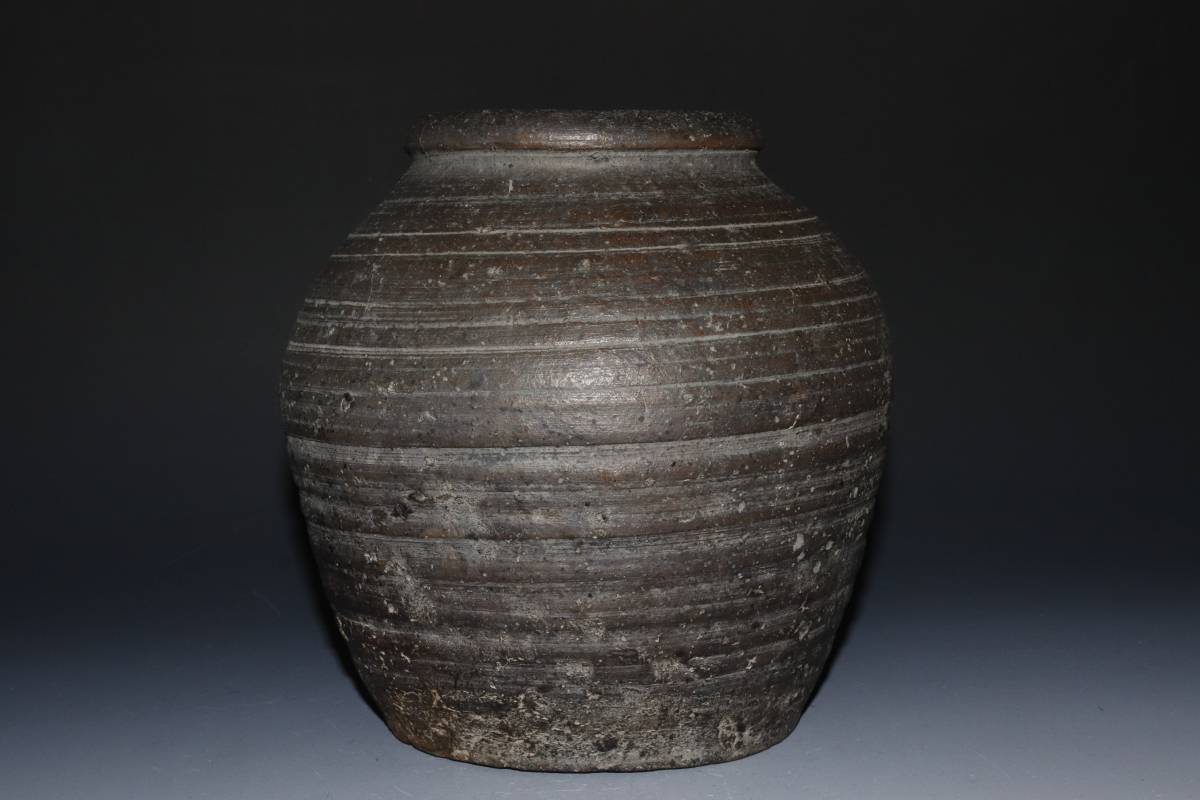 古備前 壺 蔵出し 直線文 時代物 古備前焼 備前焼 古美術品 骨董 Yahoo 