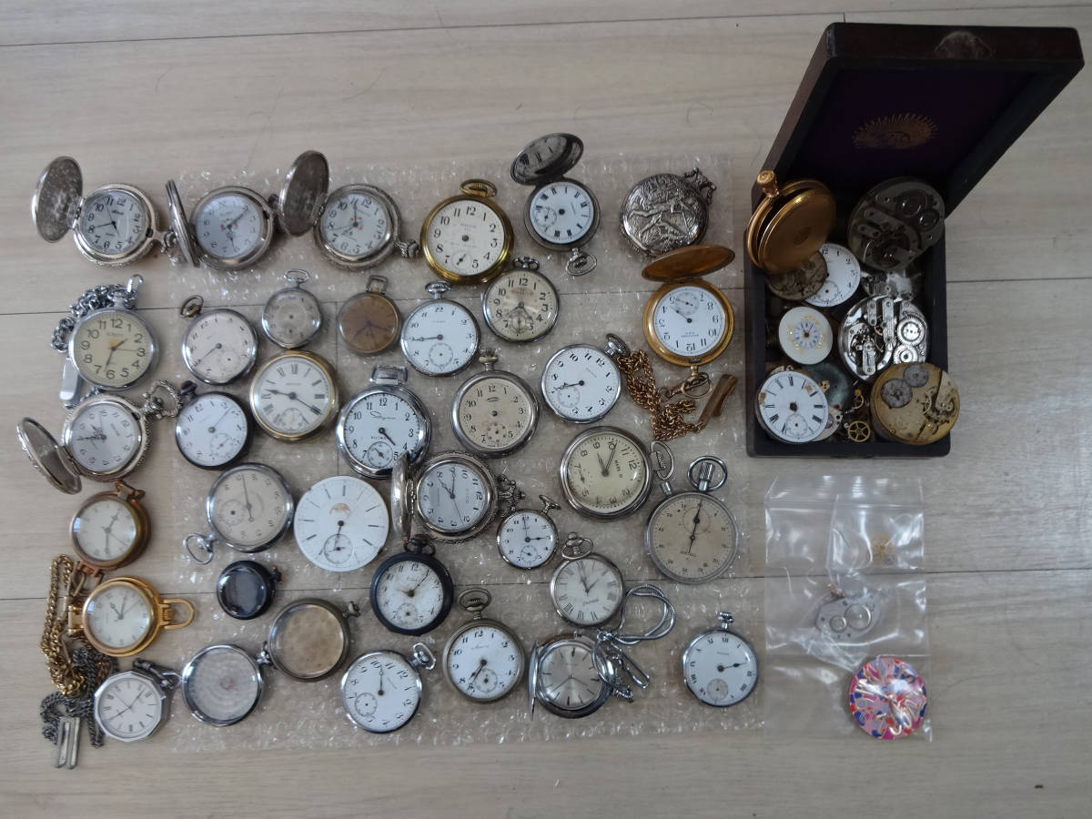 懐中時計 ジャンク品 まとめ売り 10点セット - メルカリ など ジャンク 