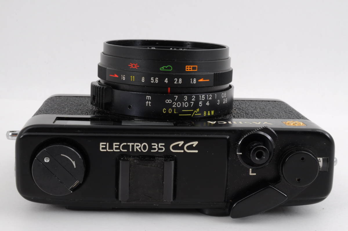 動作品 ヤシカ YASHICA ELECTRO 35 CC エレクトロ コンパクトフィルム