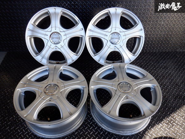 メーカー不明 SATYROS 15インチ 6.5J +45 5穴 PCD100/114.3 ホイール単体 4