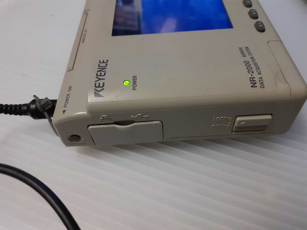 □KEYENCE□モバイル型データ収集システム NR-2000 説明書付き◇中古品 