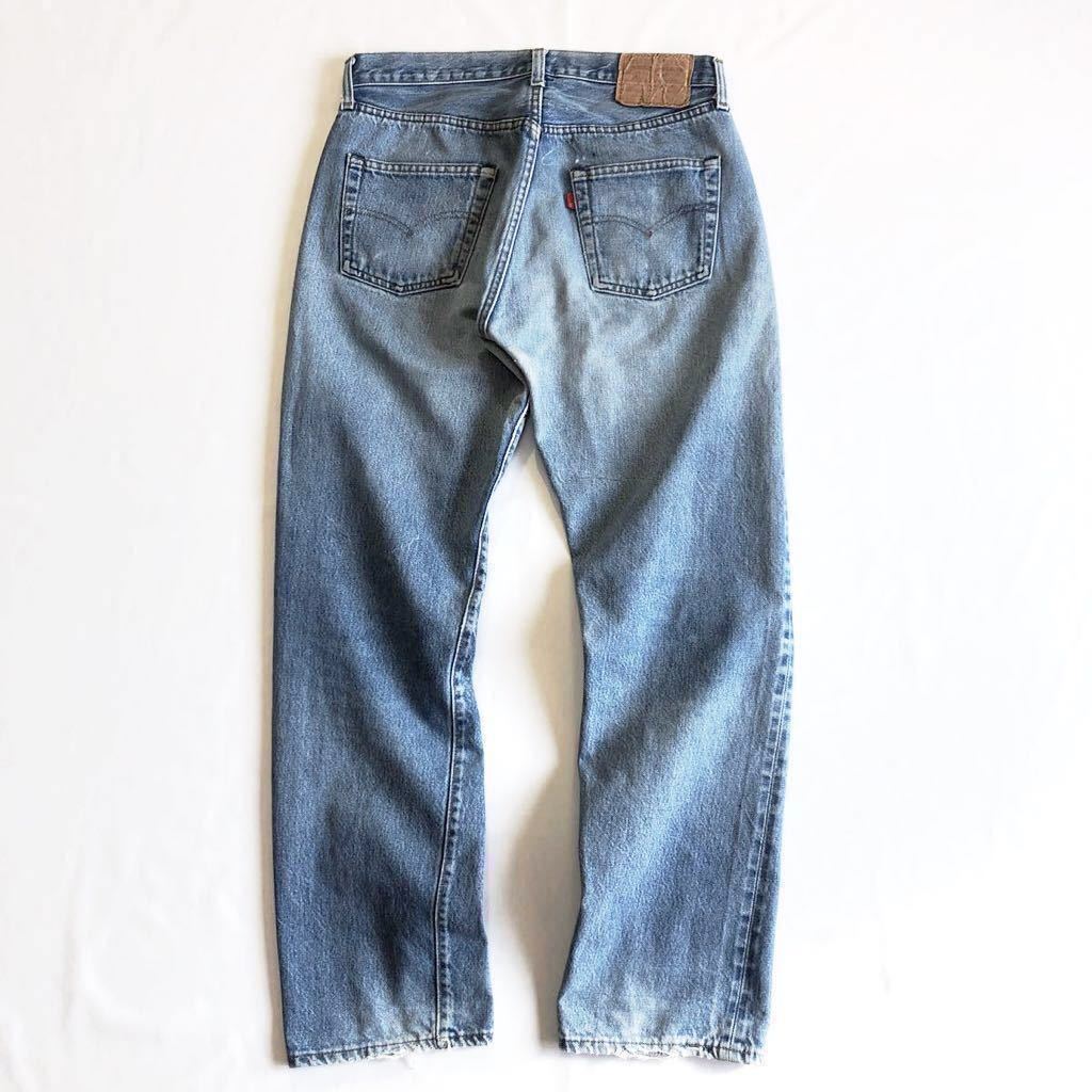 Rのみタブ☆赤耳 80s USA製 Levis 501 W32L33 オリジナル ビンテージ  