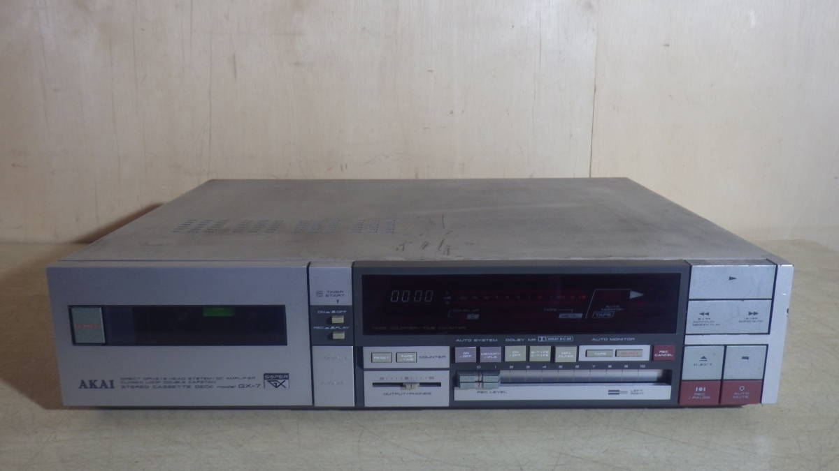 AKAI カセットデッキ - GX-7 メルカリ アカイ オーディオ機器 レトロ