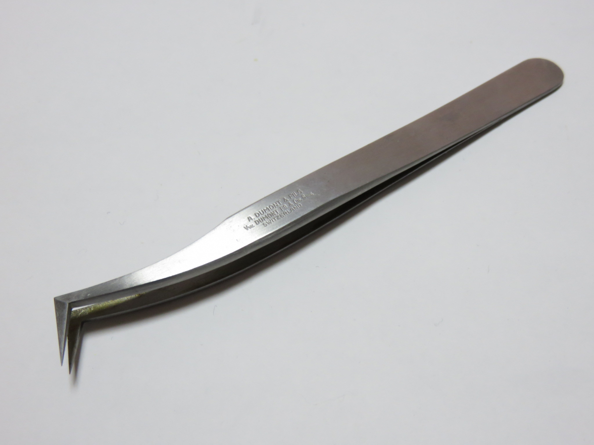 ☆ Dumont　６　スイス製カーボンピンセット　デッドストック①　時計工具　時計修理☆