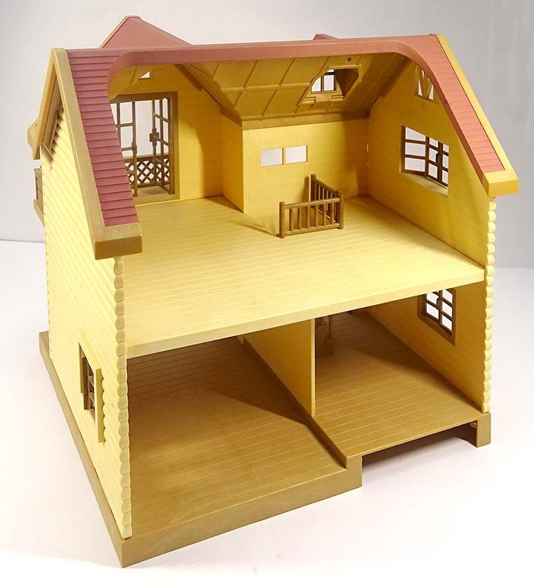 緑屋sc■ シルバニアファミリー　人形　家　小物　家具　家電　まとめてセット　K3/1-171/15-3#140 シルバニアファミリー 家具 緑の丘 シルバニアファミリー初期緑の家具セット お家・のりもの #昭和レトロ