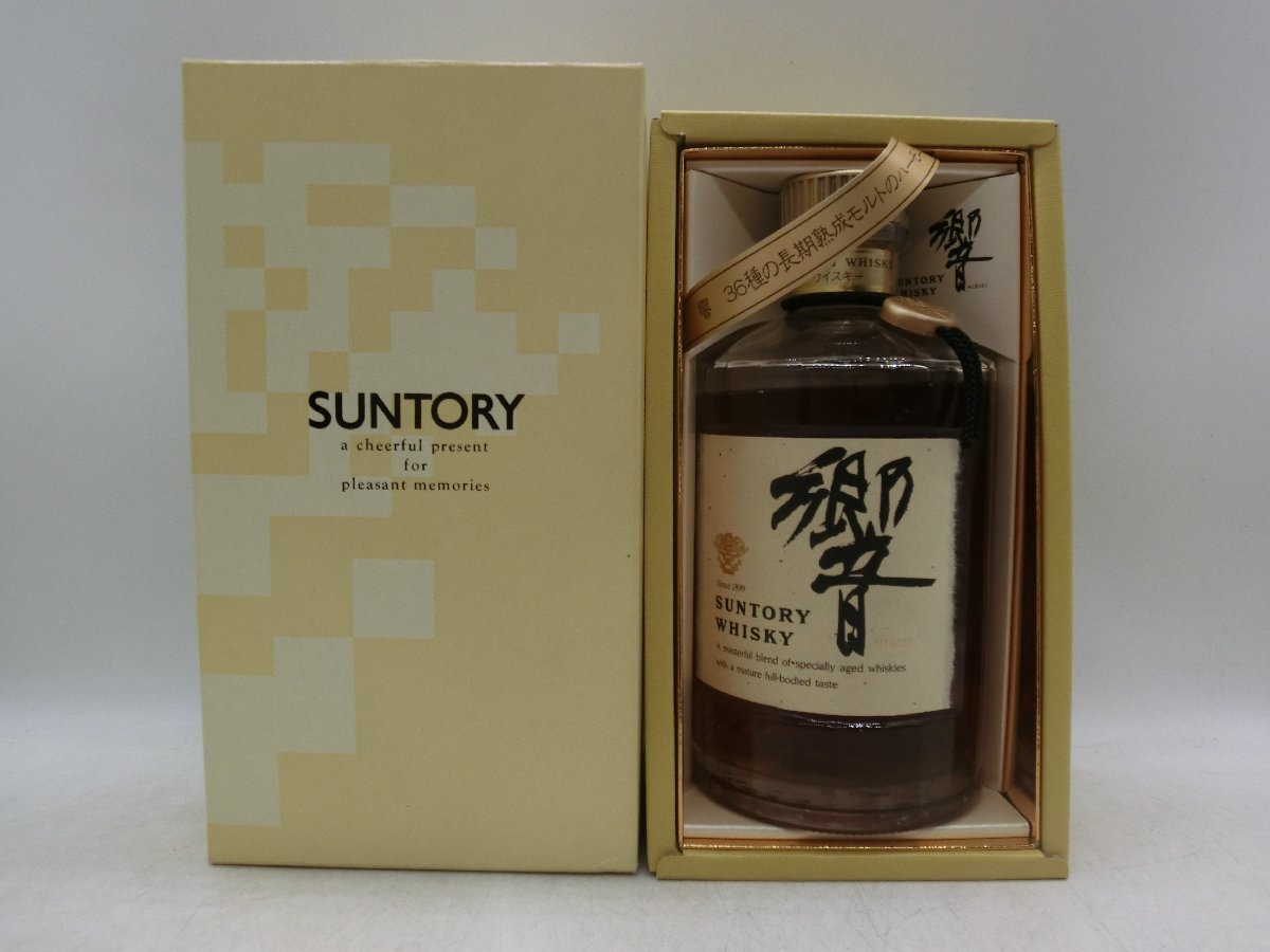 同梱OK商品】SUNTORY WHISKY サントリー ウイスキー 響 金キャップ 裏